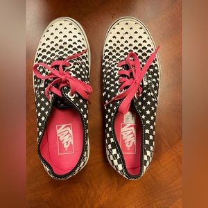 Lace up Vans - Hearts and stars